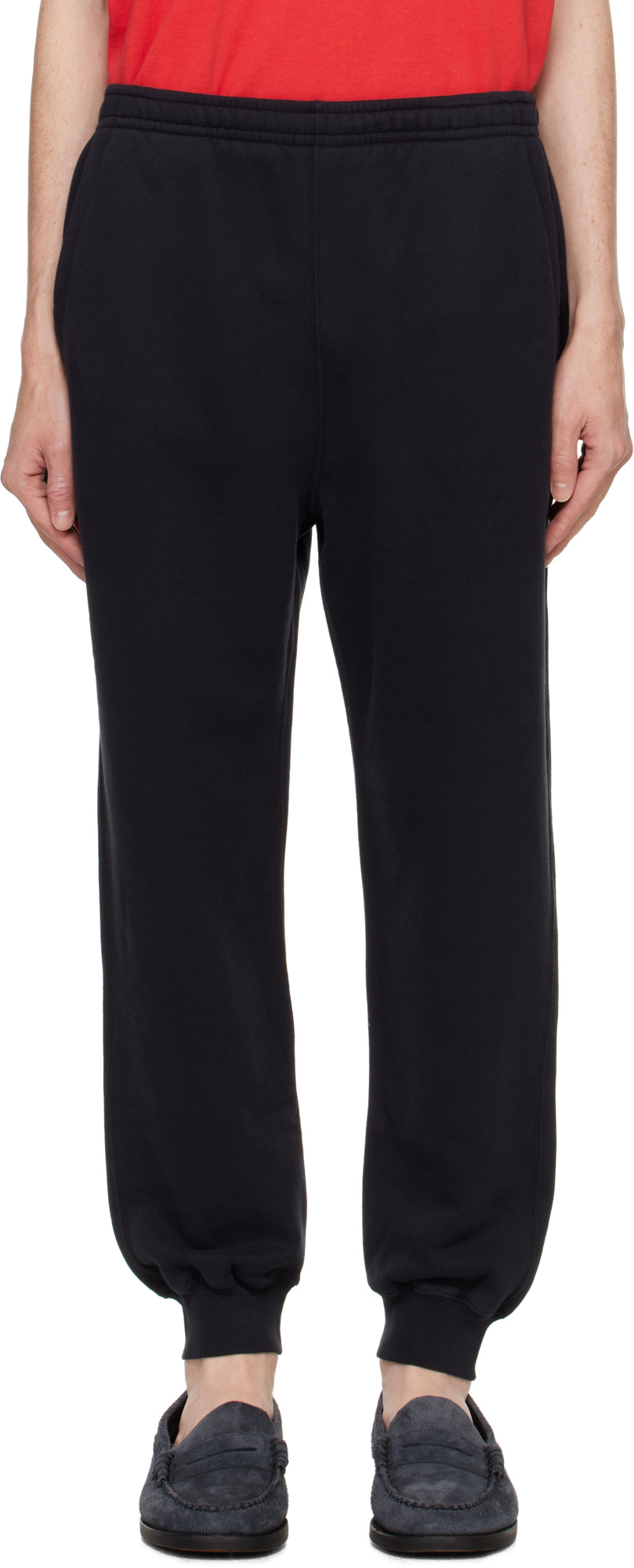 Bode Black Jogger Sweatpants In Black