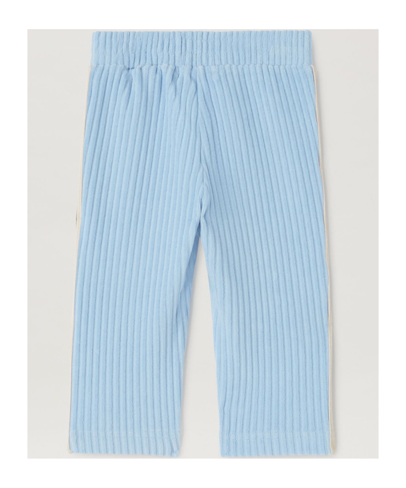 Palm Angels Embroidered Sweatpants In Blue