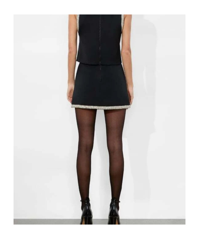Alice And Olivia A-line Skirt In Black