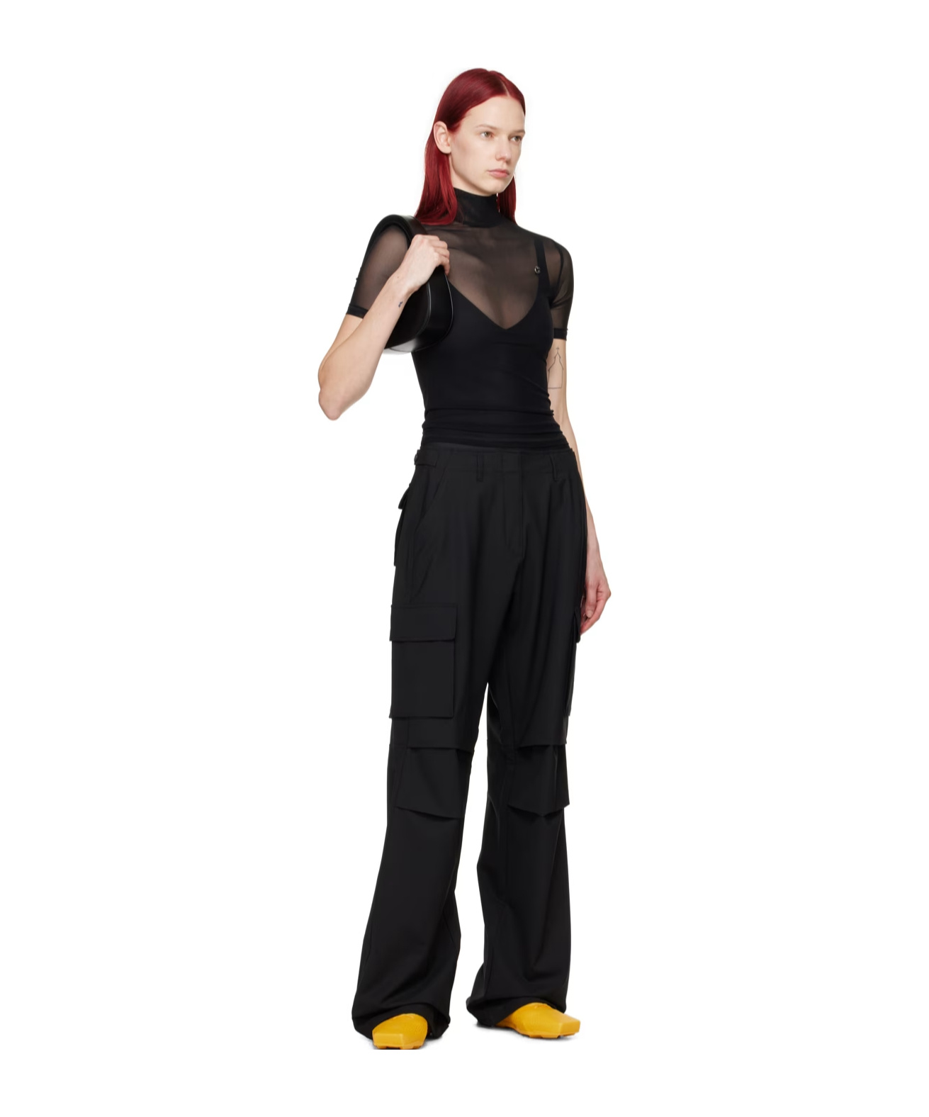 Coperni Tailored Overalls Casual Pants In Black