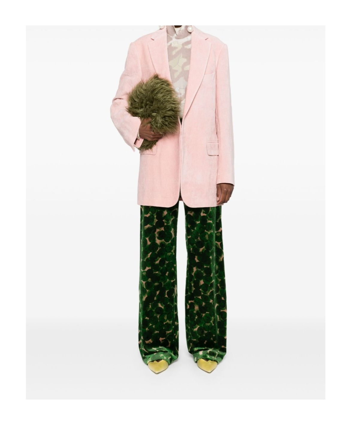Dries Van Noten Pattern Casual Pants In Black