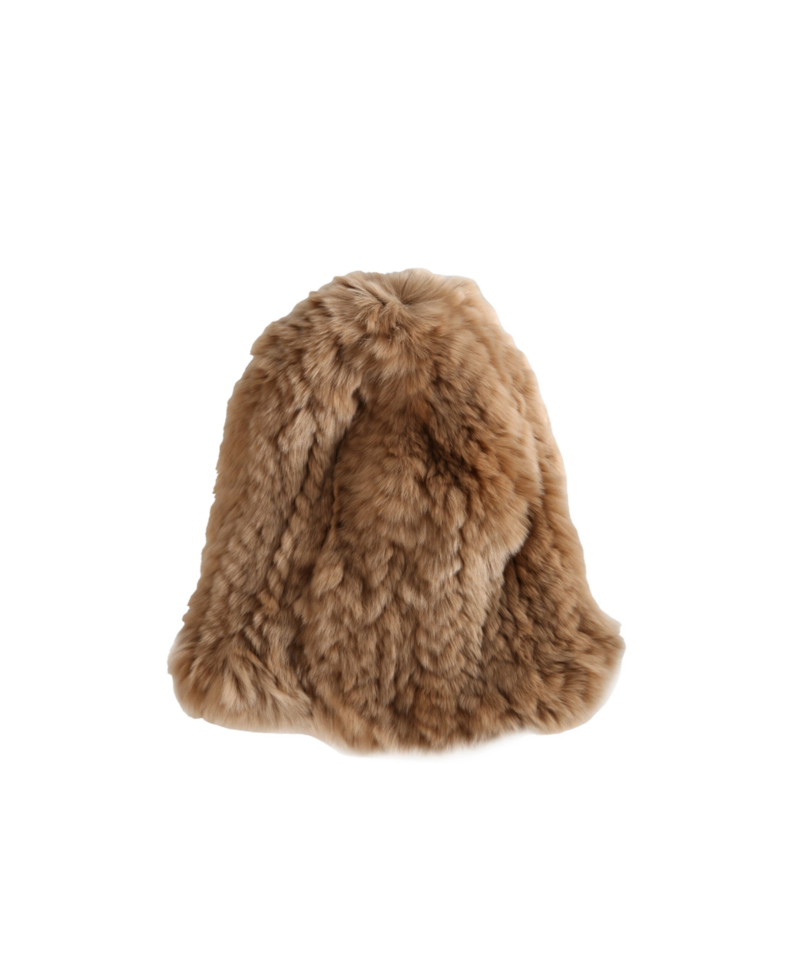 Yves Salomon Warm Fuzzy Hat In Brown