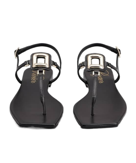 Roger Vivier Viv By The Sea Sandal In Black