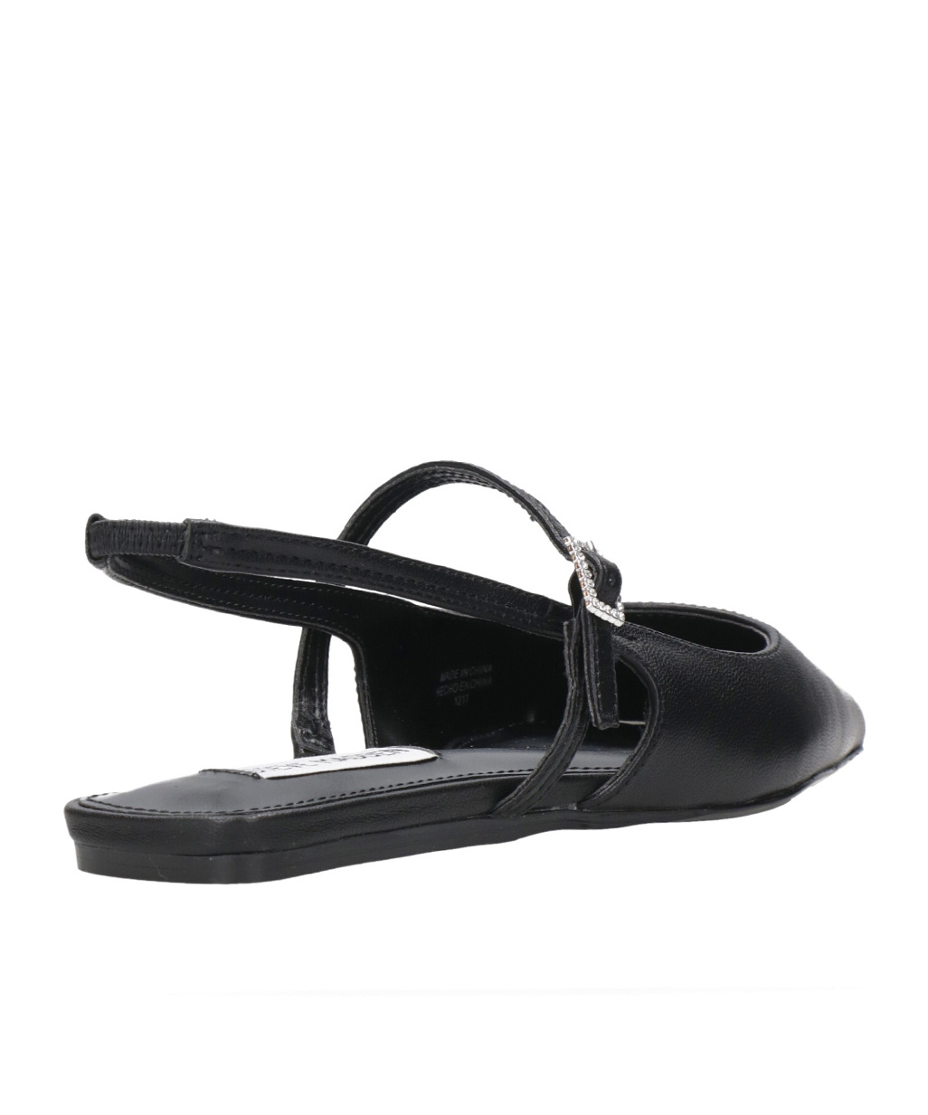 STEVE MADDEN POINTED OPEN-HEEL FLATS 