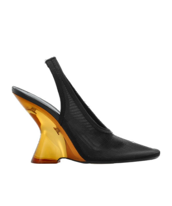 DRIES VAN NOTEN WEDGE HIGH HEEL SANDALS