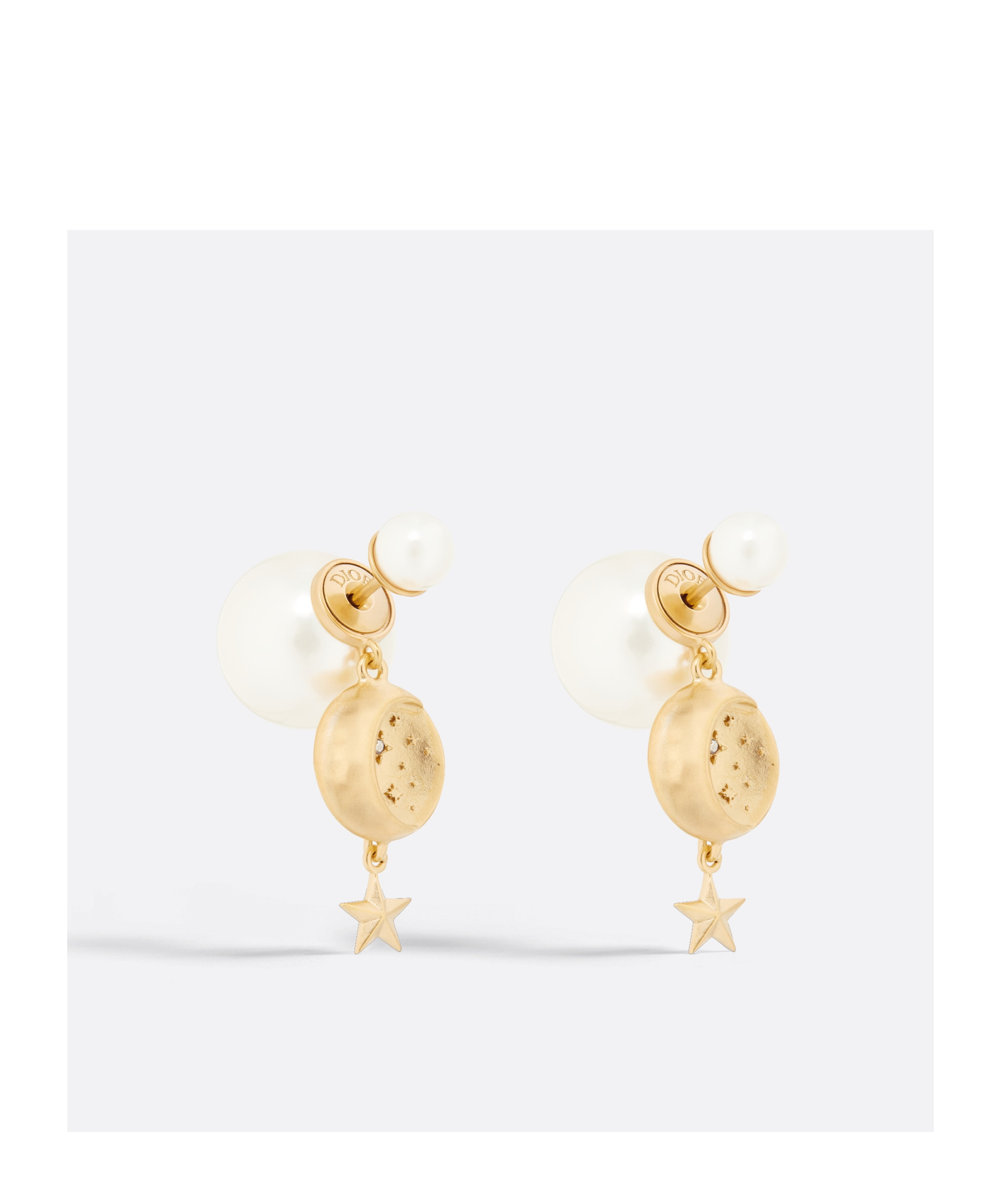 Shop Dior Tribales Earrings In White