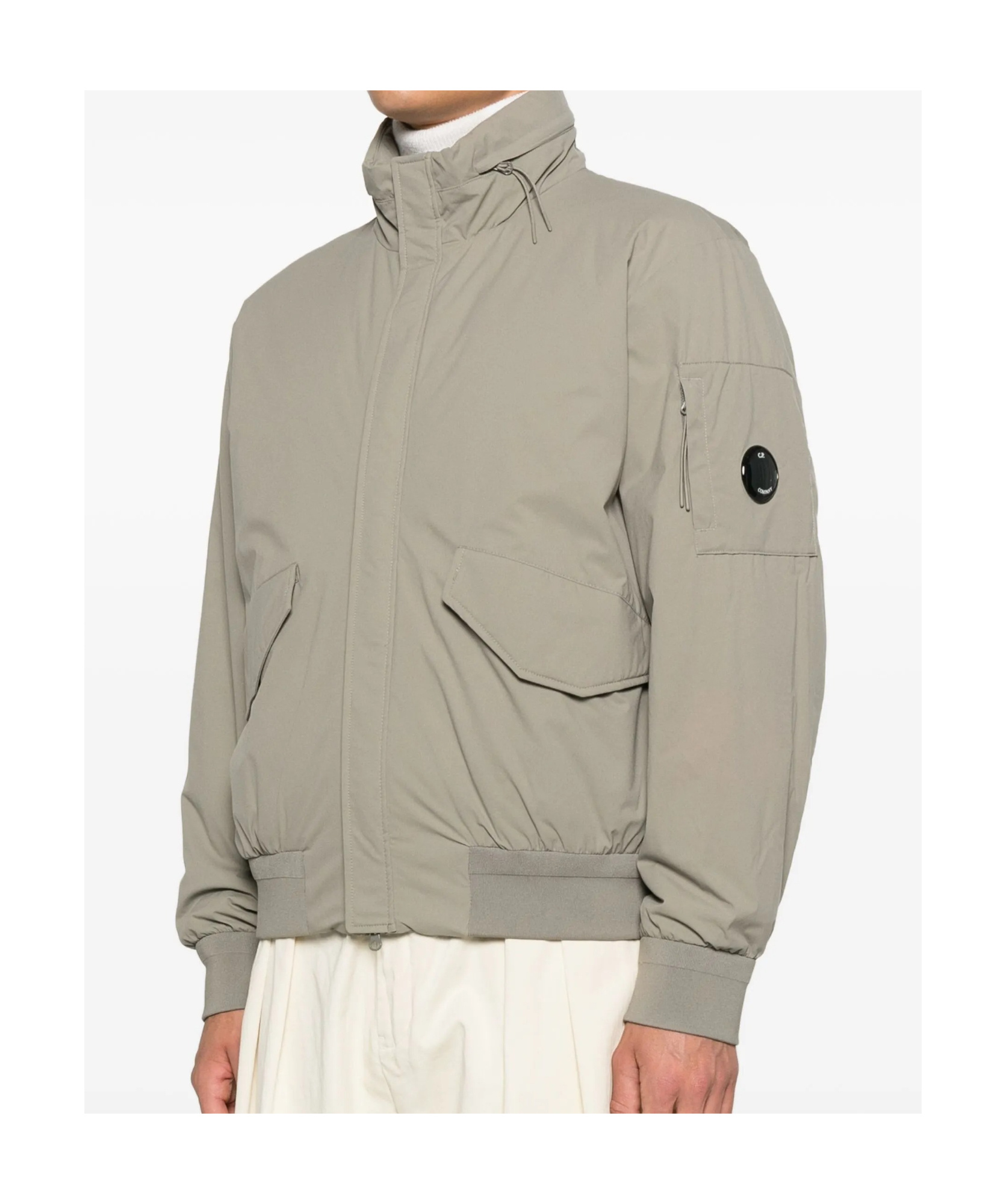 C.p. Company Outerwear Medium Jacket In Pro-tek Clothing In Brown