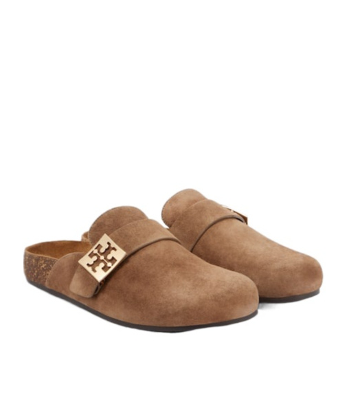 Tory Burch Minimalist Versatile Birkenstock Mules In Brown