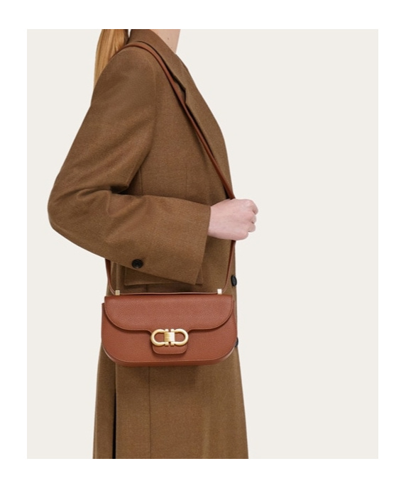 Ferragamo Double Gancini Mini Crossbody Bag