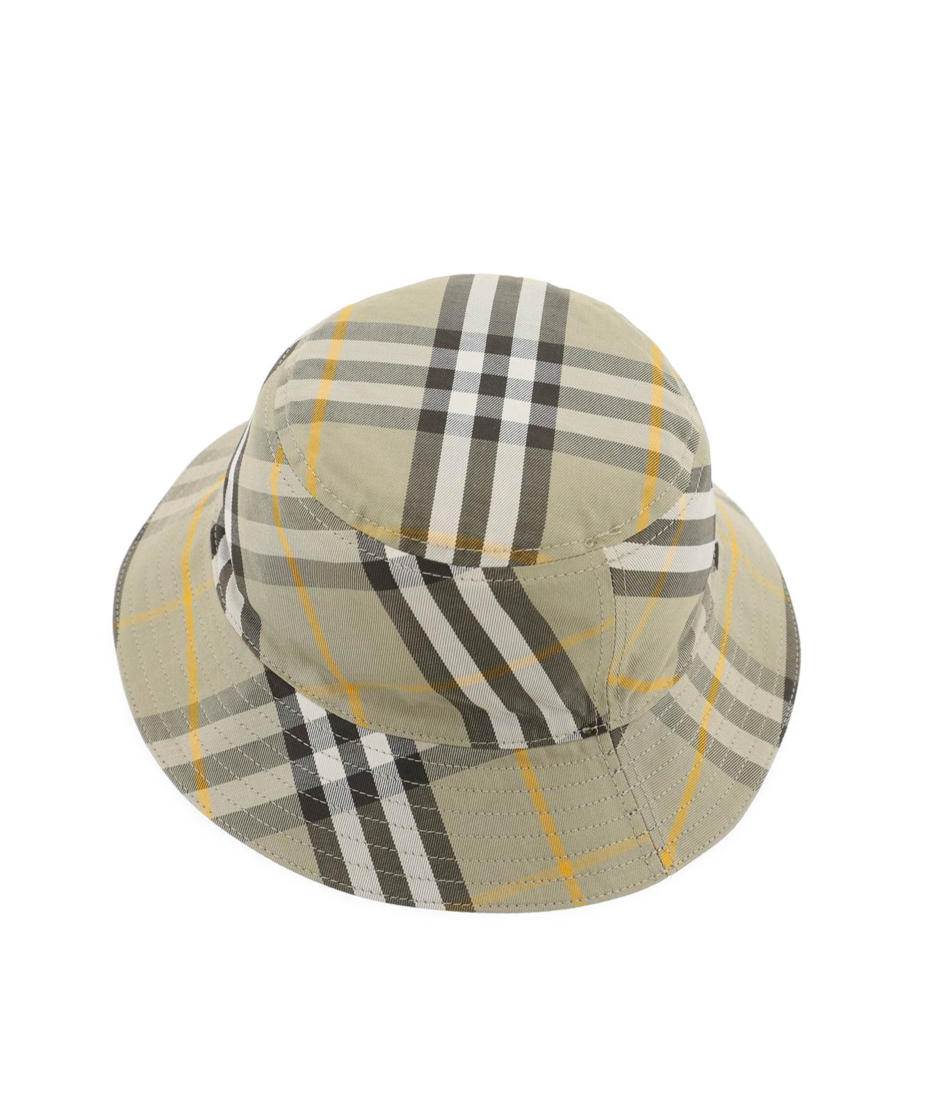 Burberry Vintage Check Reversible Bucket Hat In Black
