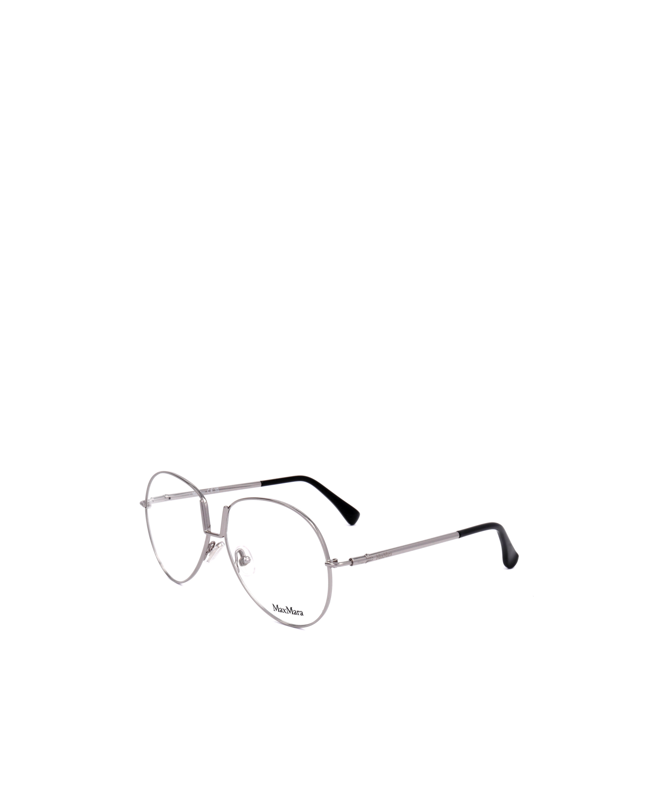 Max Mara Aviator Frame Glasses In White