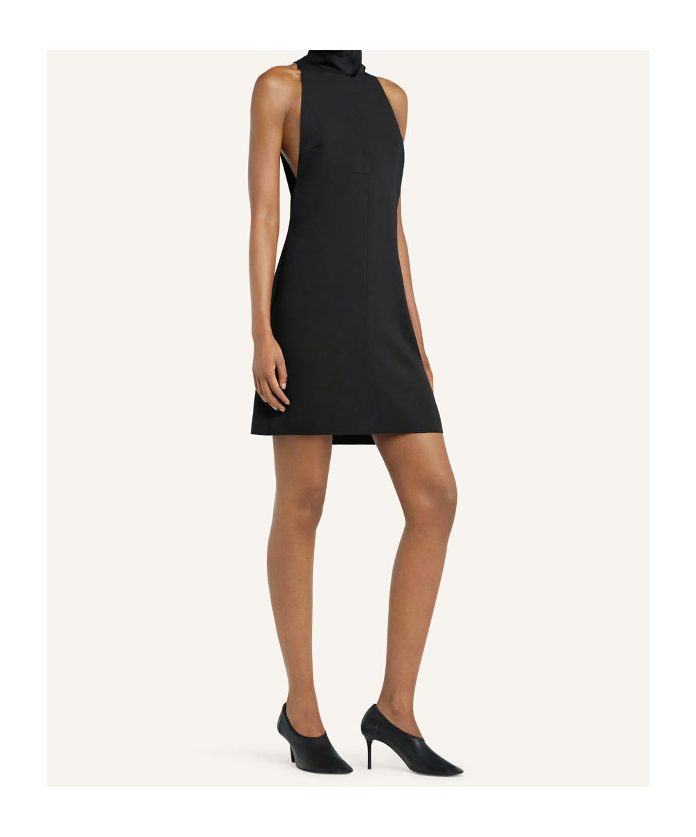 Courrèges Courregès Dress Scarf Mockneck In Black