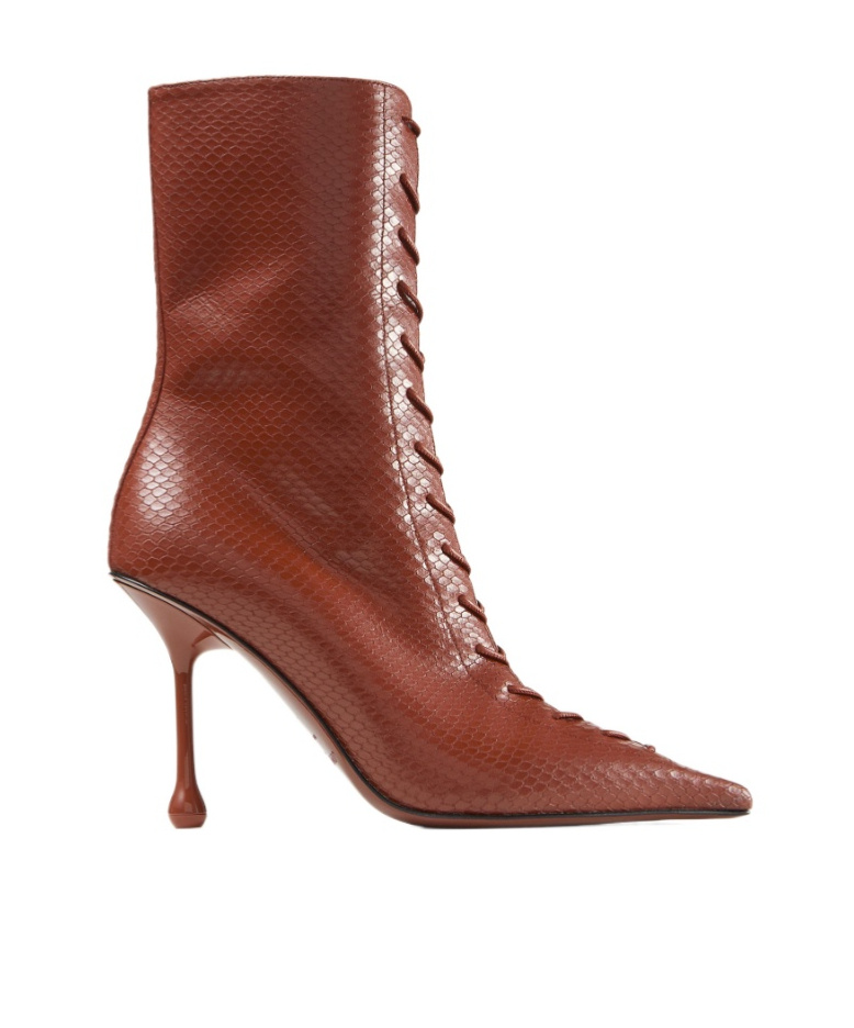 Jimmy Choo Scarlett Ankle Boot 95 In Brown