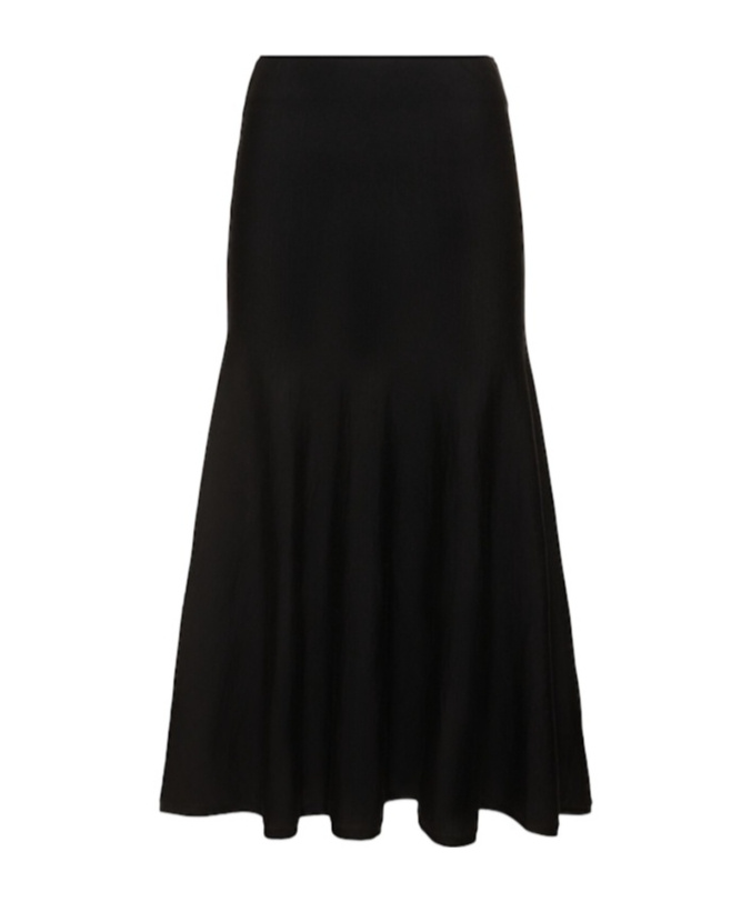 Khaite Knitted Wool-blended Mid-length Skirt