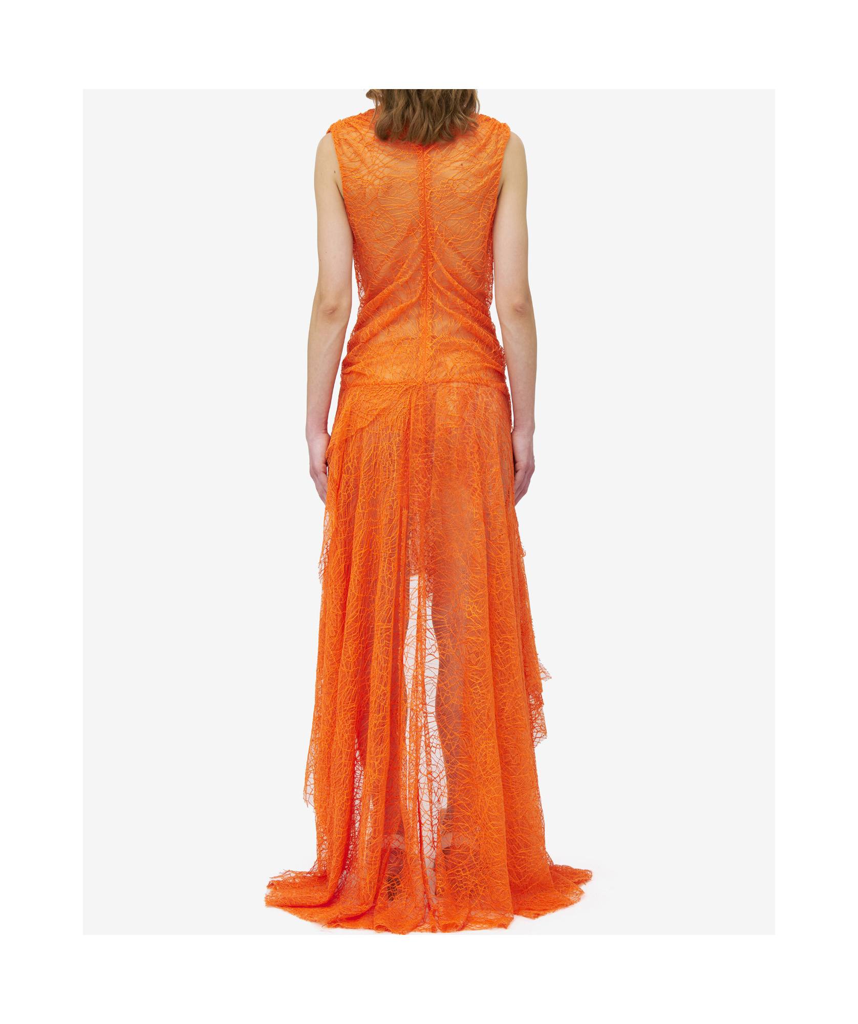 Alexander Mcqueen Lace Asymmetric Dress