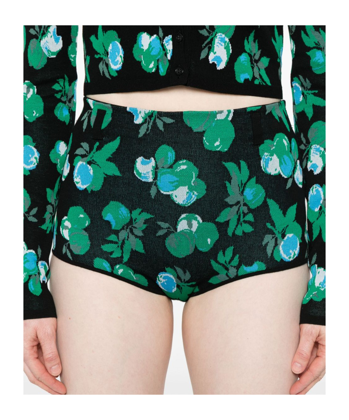 Coperni Floral-jacquard Shorts