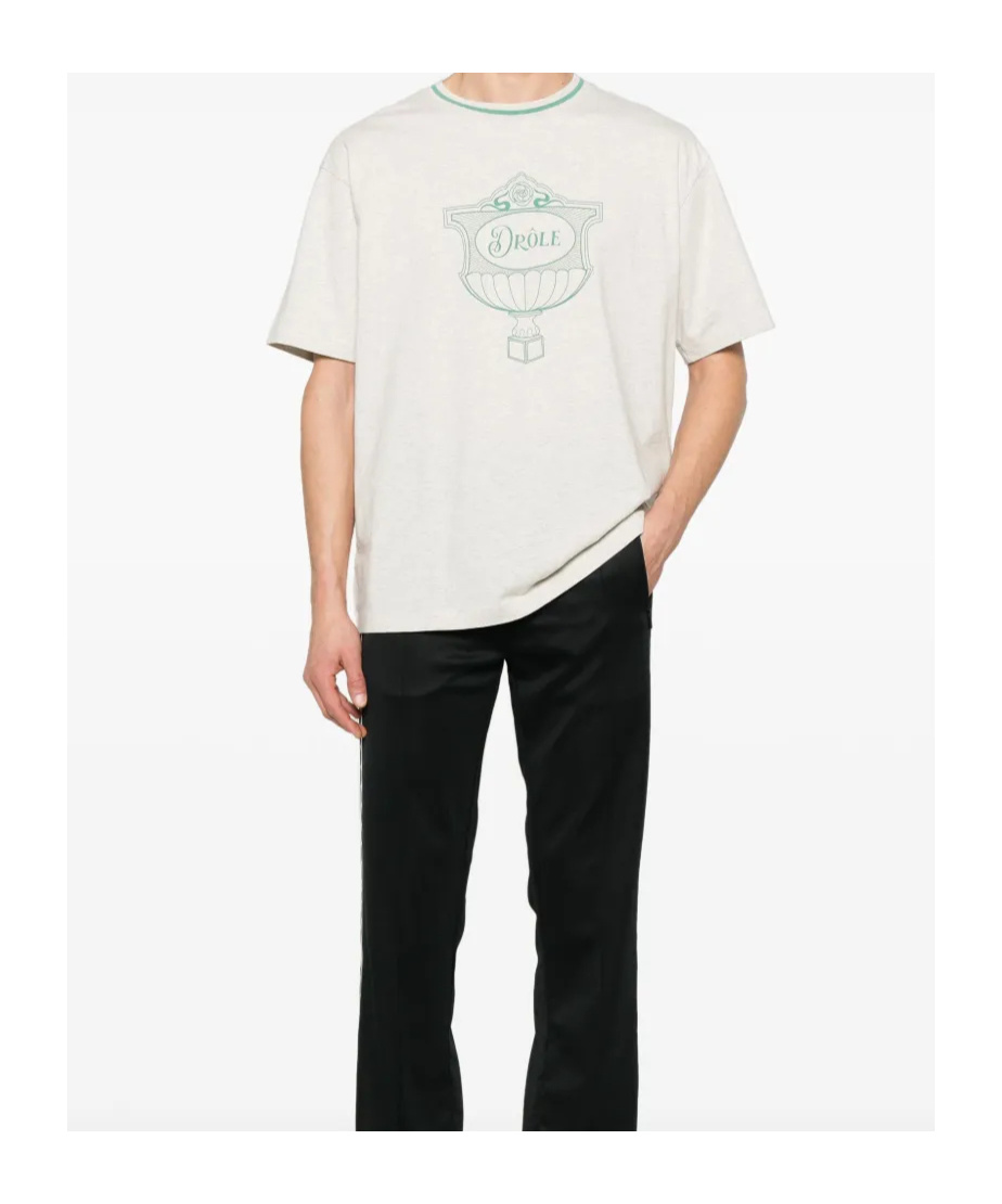 Drôle De Monsieur Short-sleeved T-shirt In White