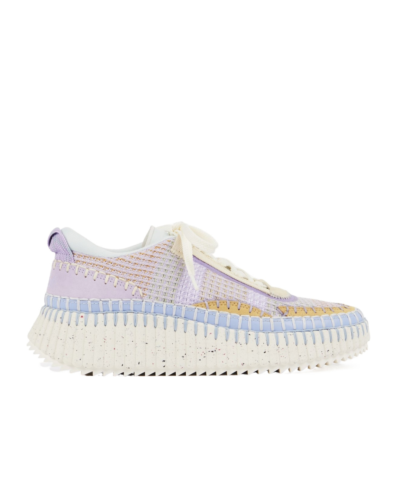 Chloé Chloe Women Multicolor Fabric Nama Sneakers In White