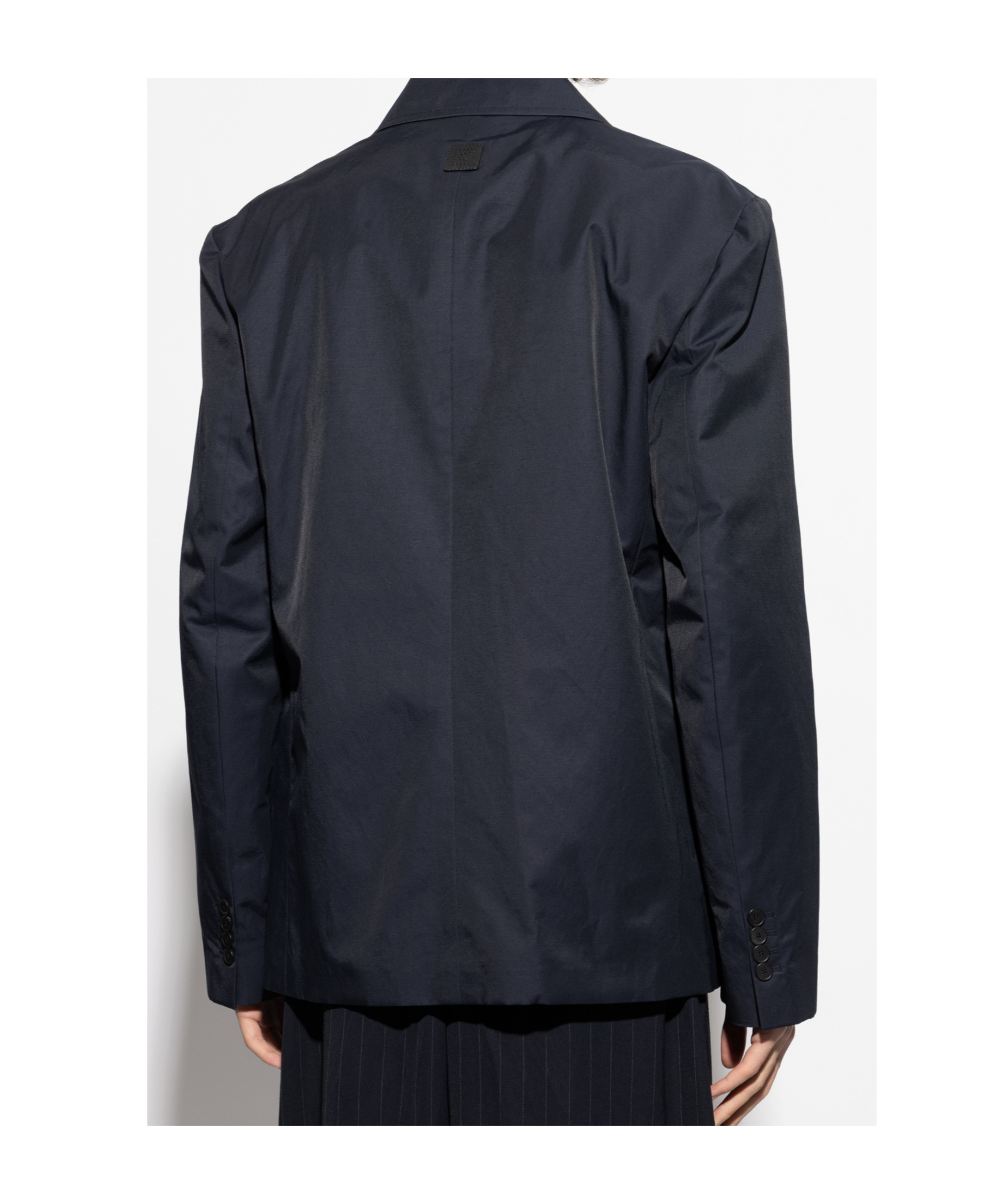 Lanvin Cotton Blazer In Black