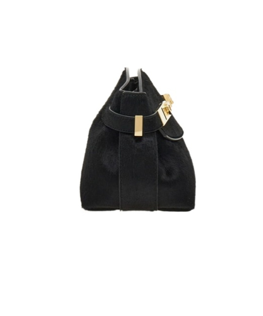 Ferragamo Black Hug Soft Xs Crossbody Bag In Black