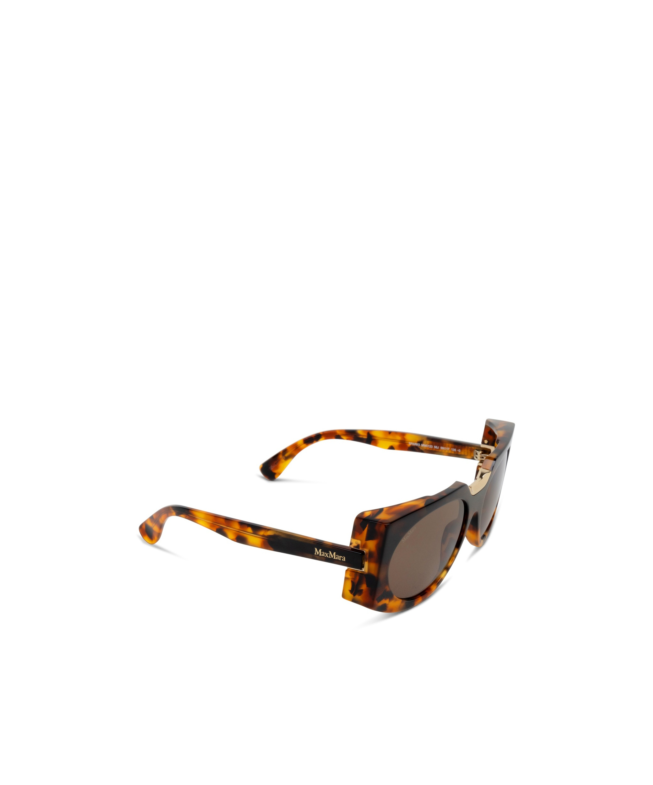Shop Max Mara Oval Frame Sunglasses