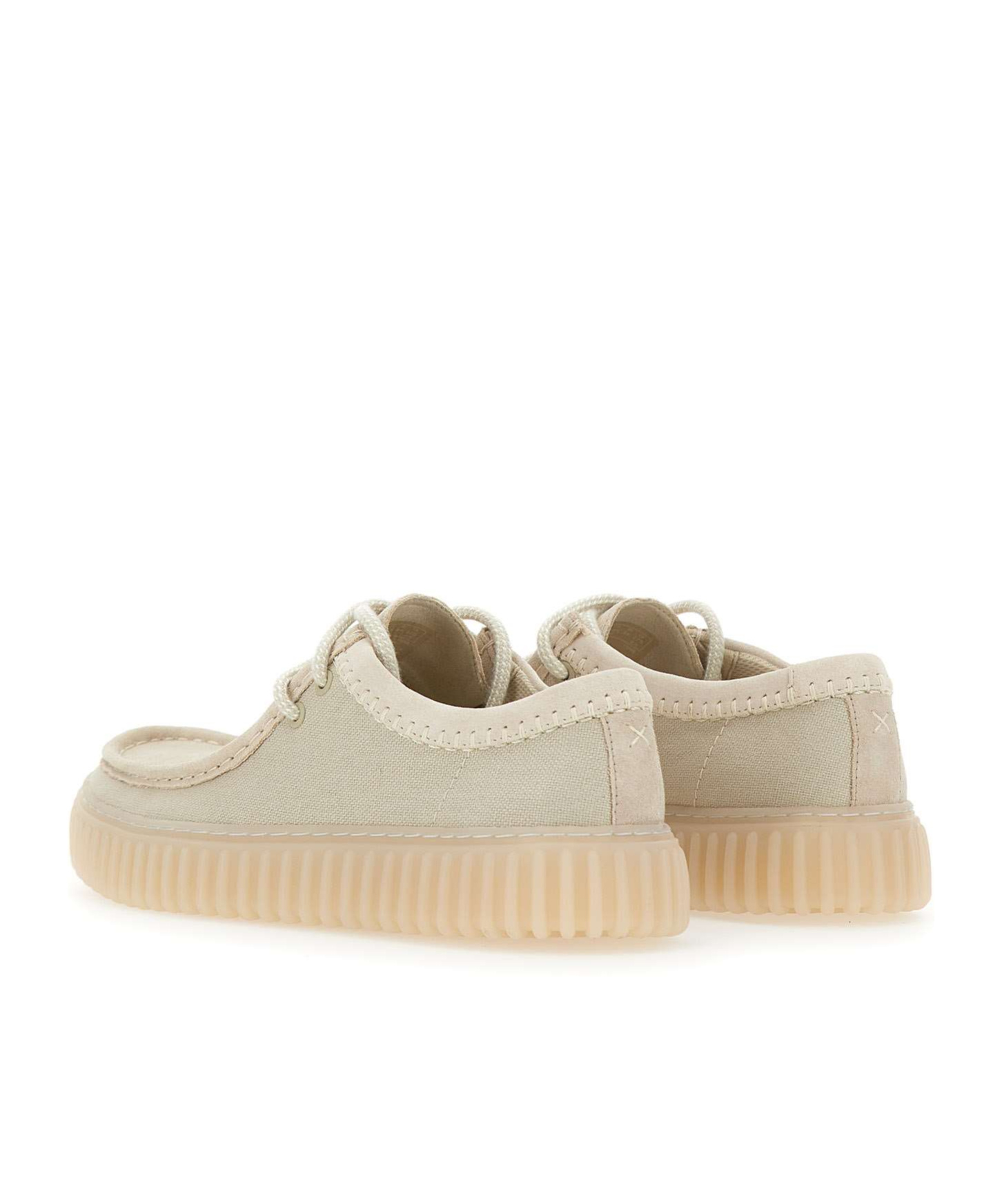 Clarks Lace-up Low-top Sneakers In Nude