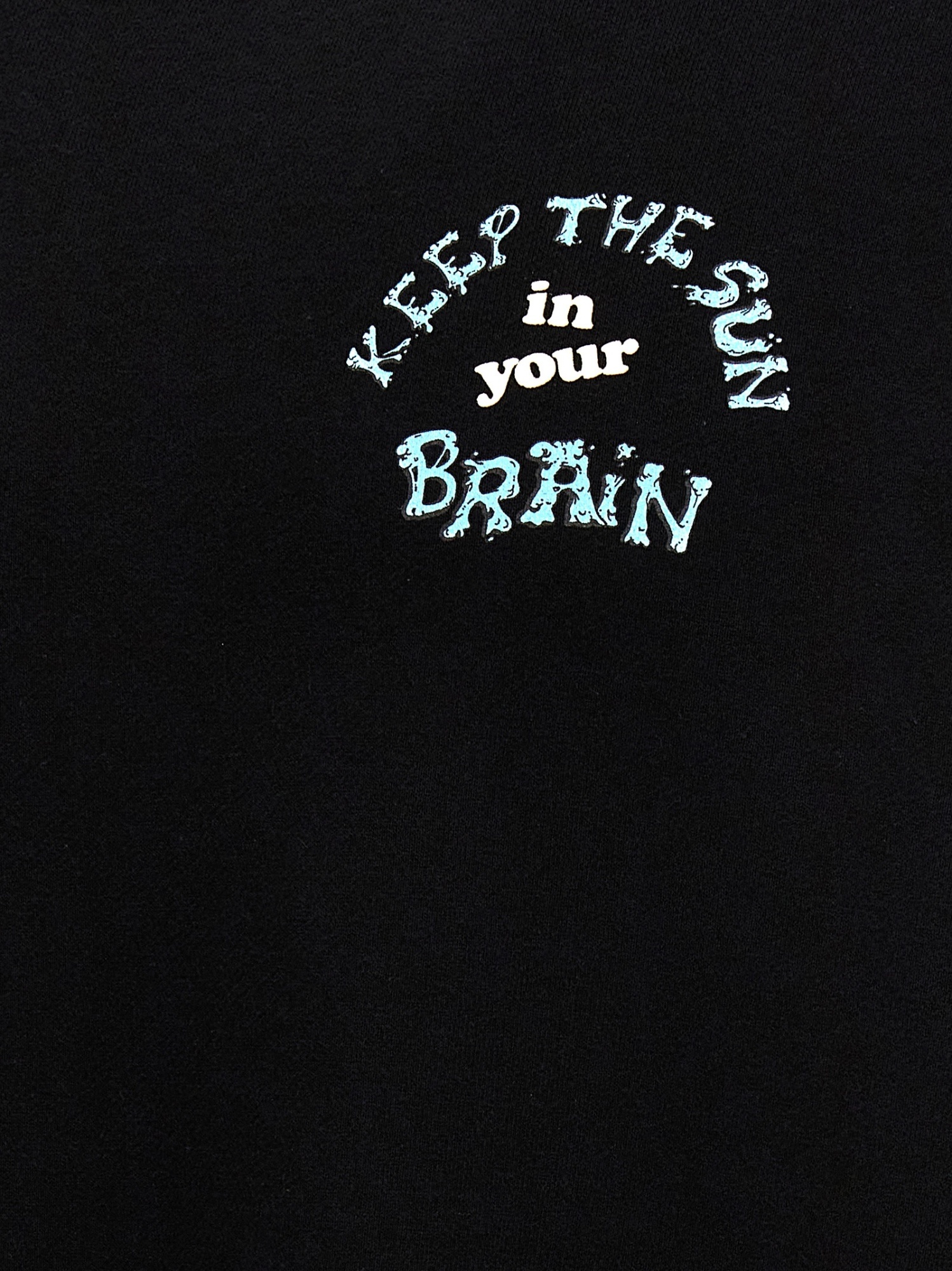 Undercover "sun Brain" Crew Neck Sweatshirt In Black