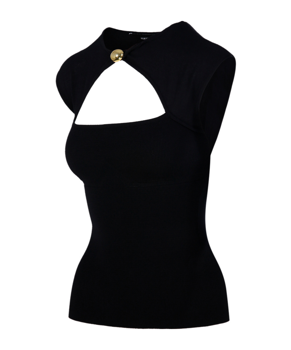 FEDERICA TOSI FEDERICA TOSI CUT-OUT SLEEVELESS TOP