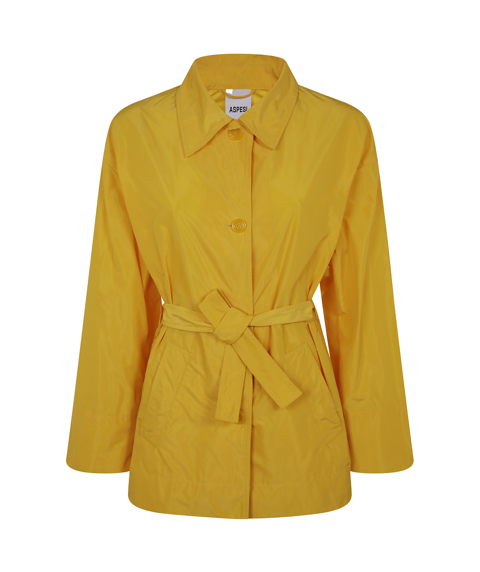 Aspesi Teria Belt Jacket In Orange