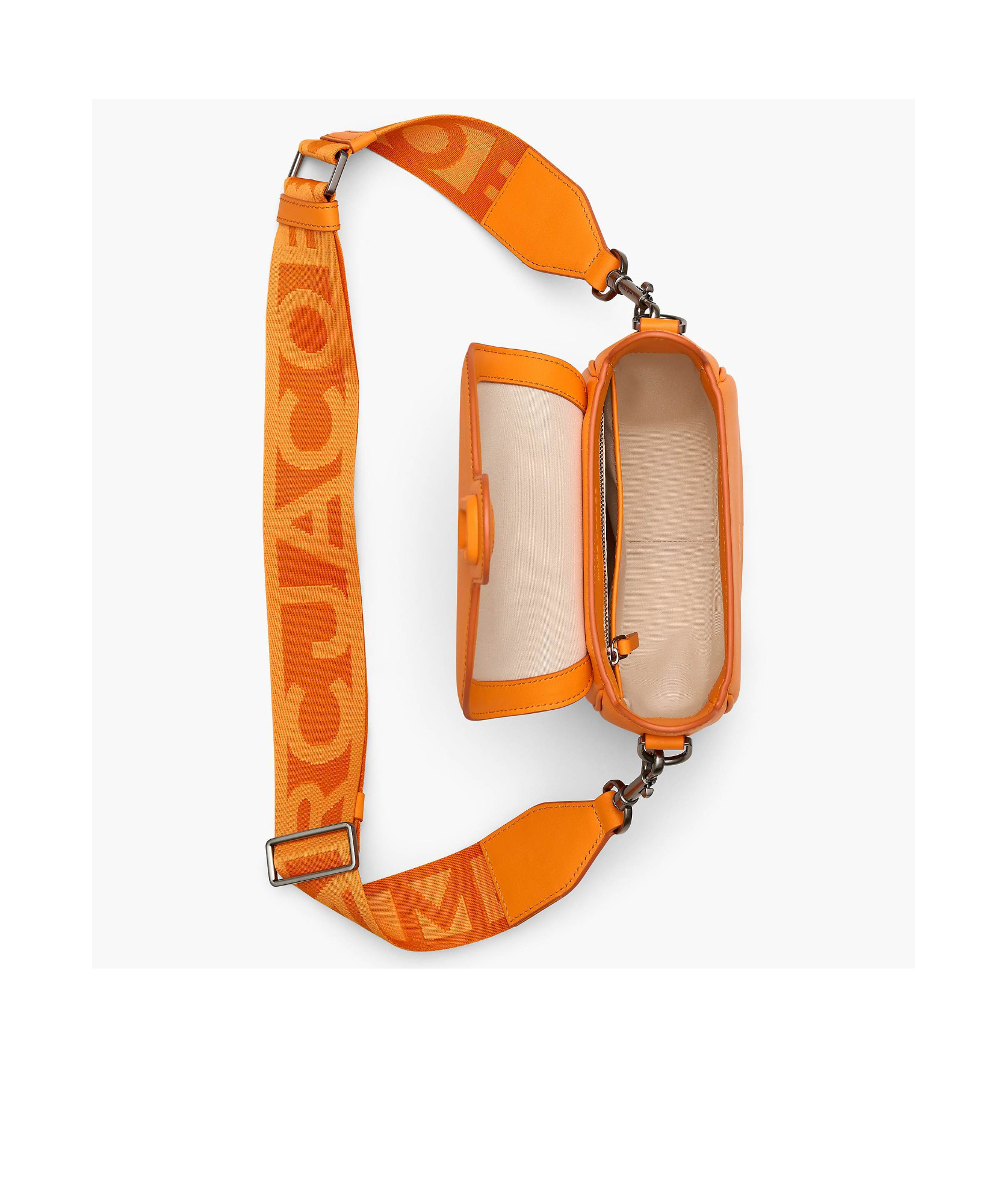Marc Jacobs The Covered J Marc Saddle Bag In Orange