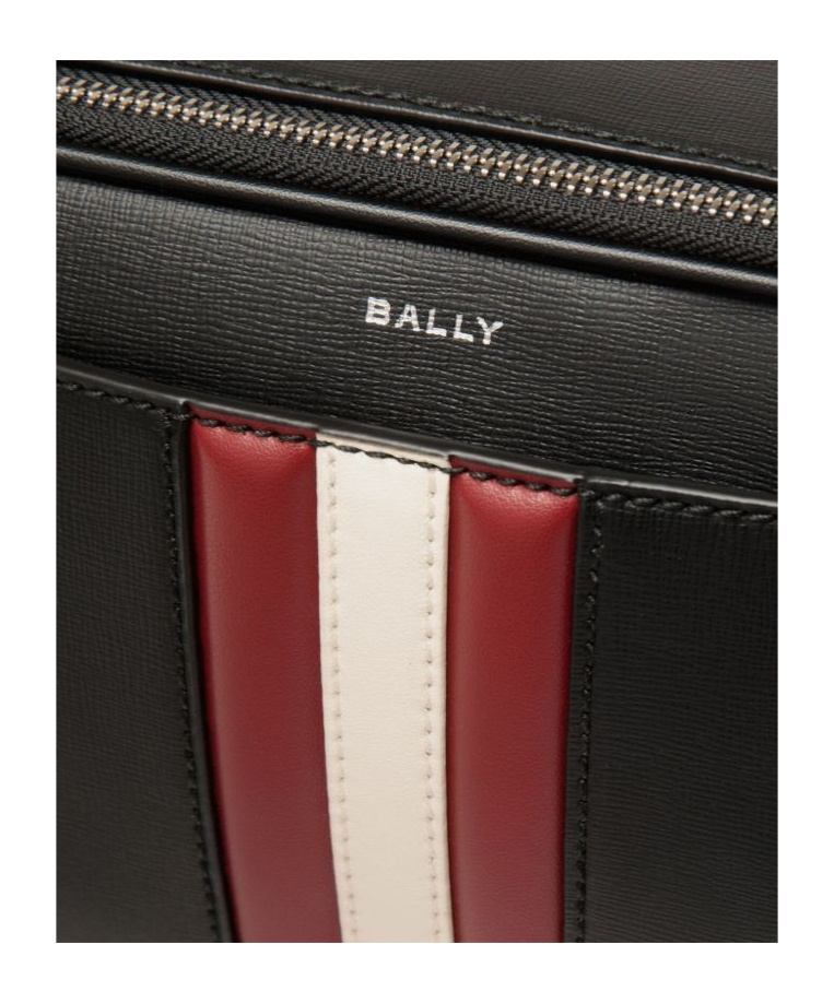 Bally Zipper Shoulder Bag In Black