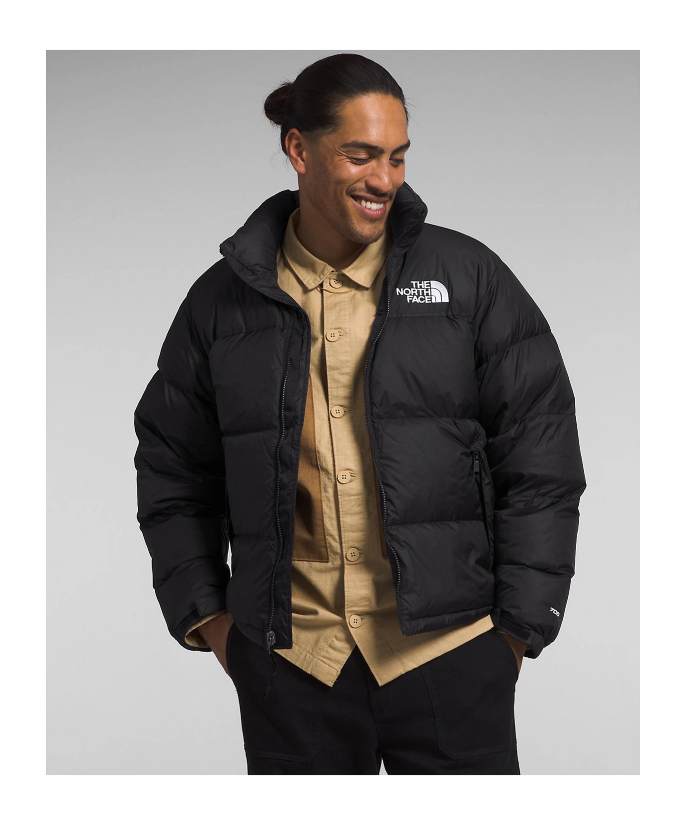 The North Face 1996 Retro Nuptse 700 Fill Power Down Packable Jacket In Black
