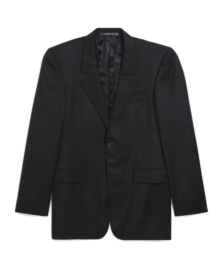 Balenciaga Men's Standard Tailored Jacket In New Black In Black