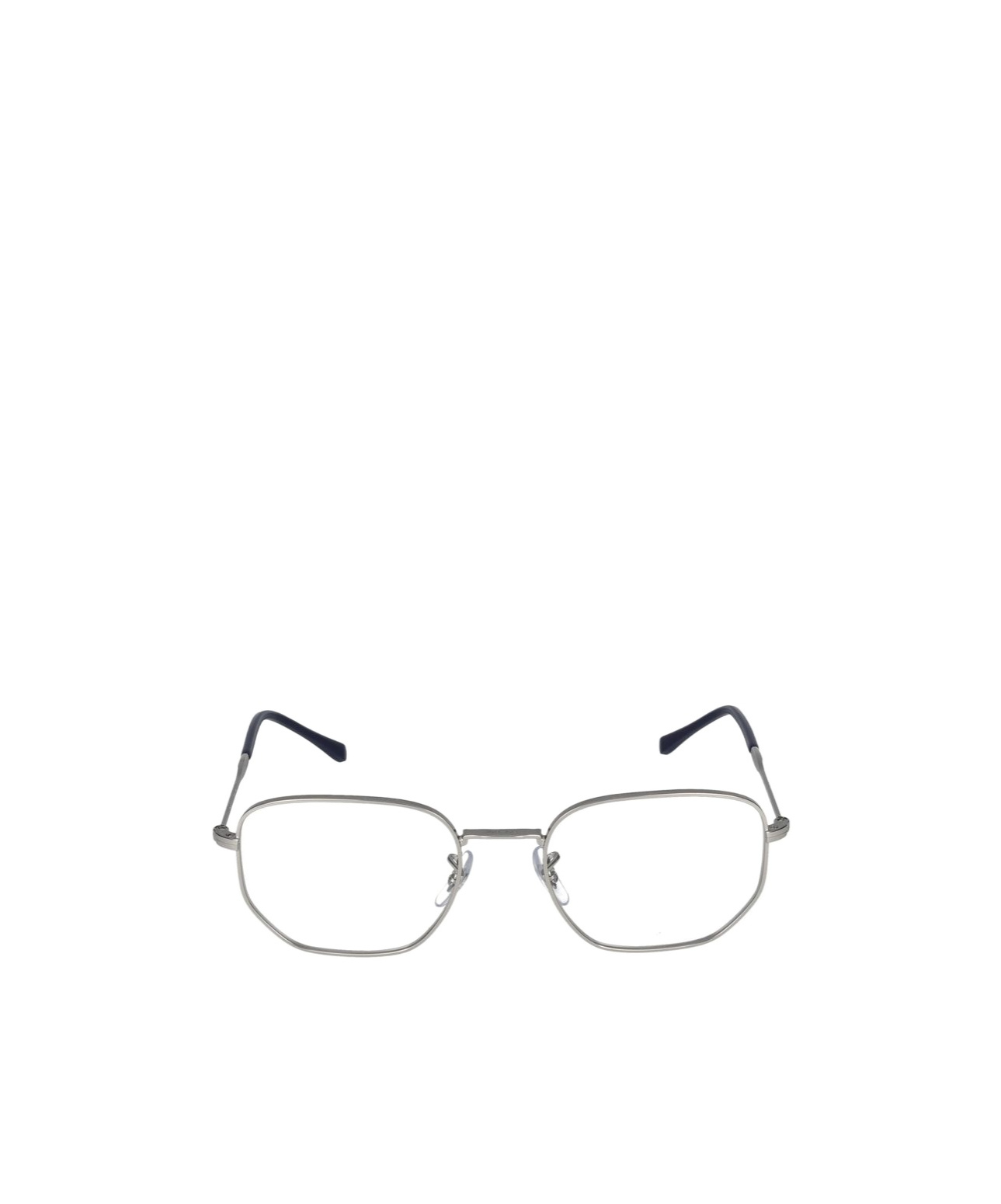 Ray Ban Ray-ban Hexagonal-frame Glasses In Silver