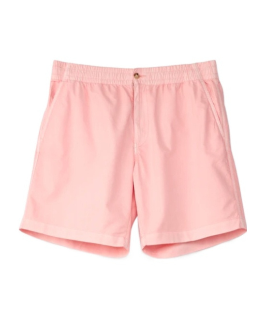 Polo Ralph Lauren Mens Drawstring Regular-fit Cotton-poplin Shorts Rose Xl In Pink