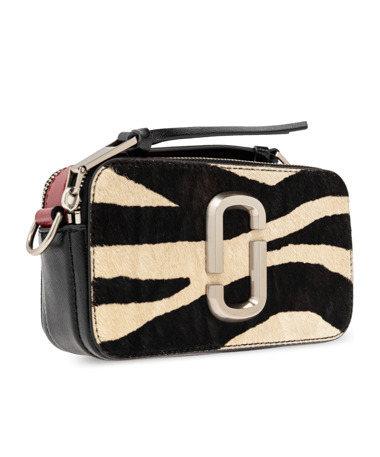 Shop Marc Jacobs Logo Shoulder Bag In Black