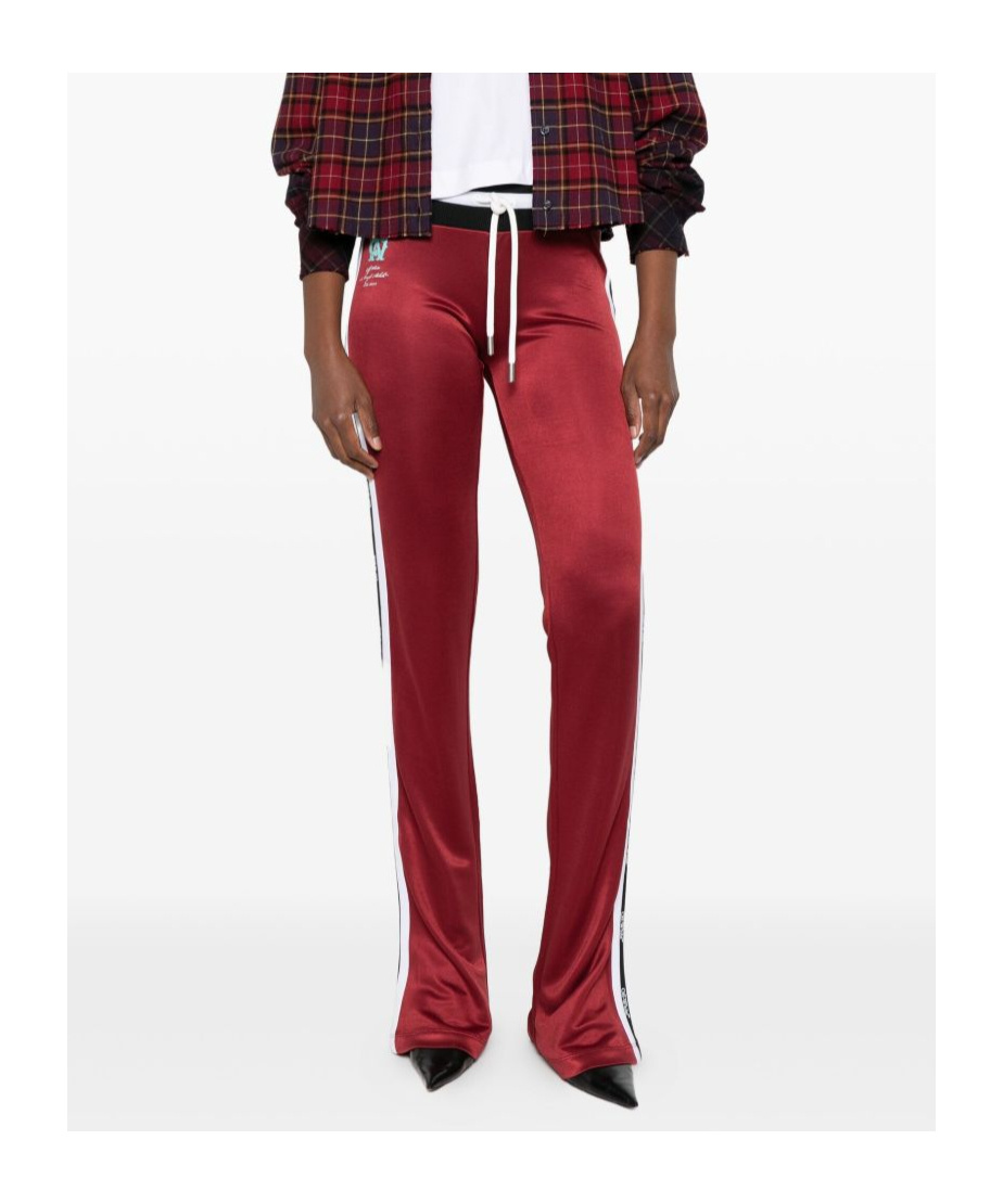 Off-white Drawstring Sweatpants In Red