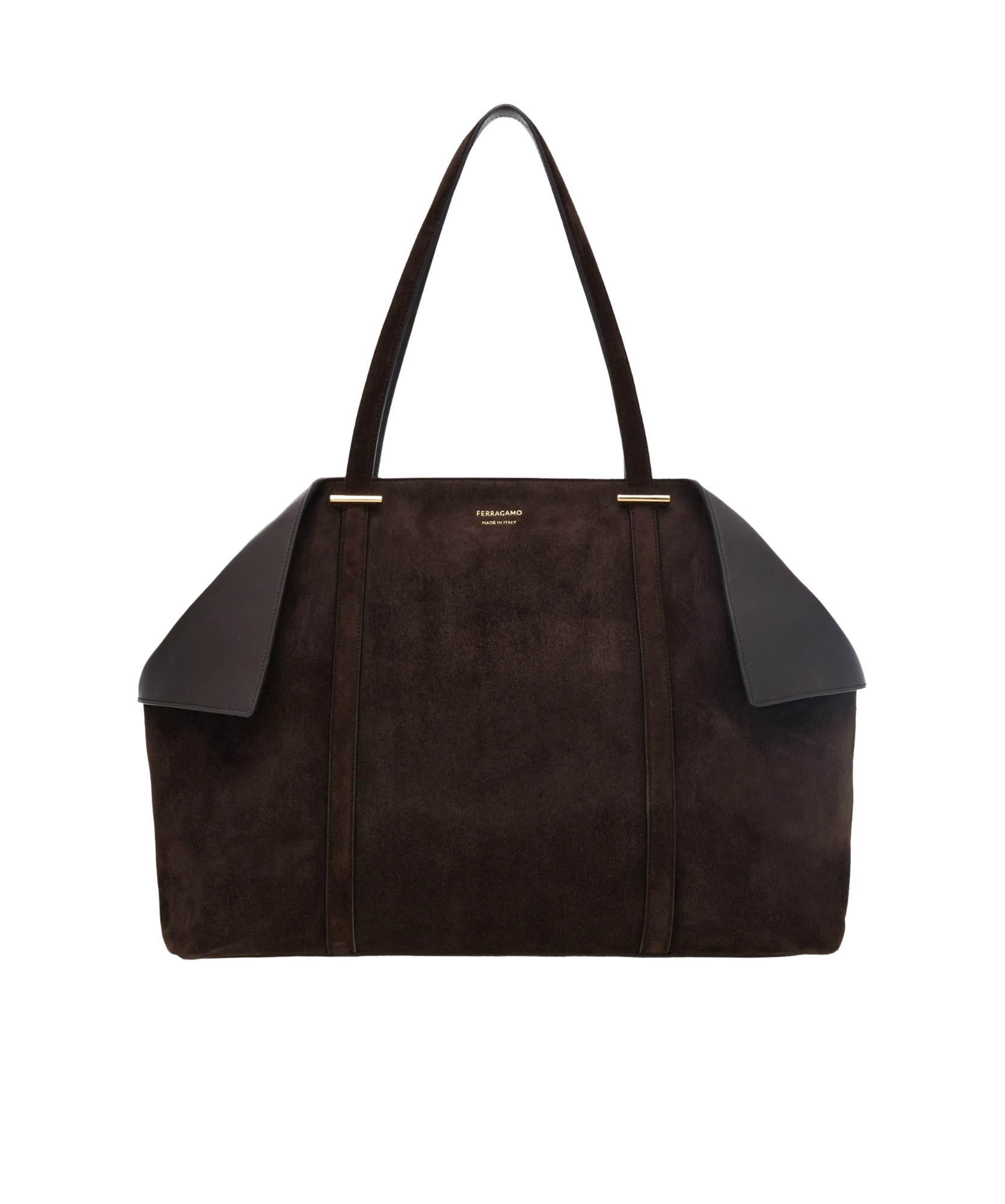 Ferragamo Large Tote Bag Contrast Panels In Pink