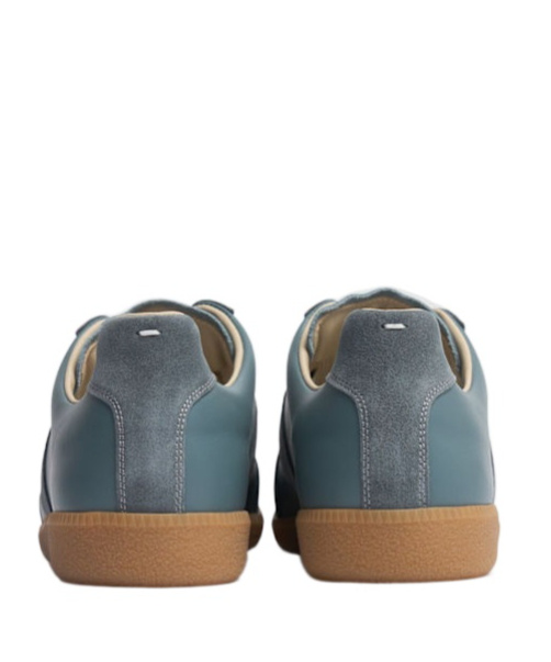 Maison Margiela Replica Contrast-sole Leather Low-top Trainers