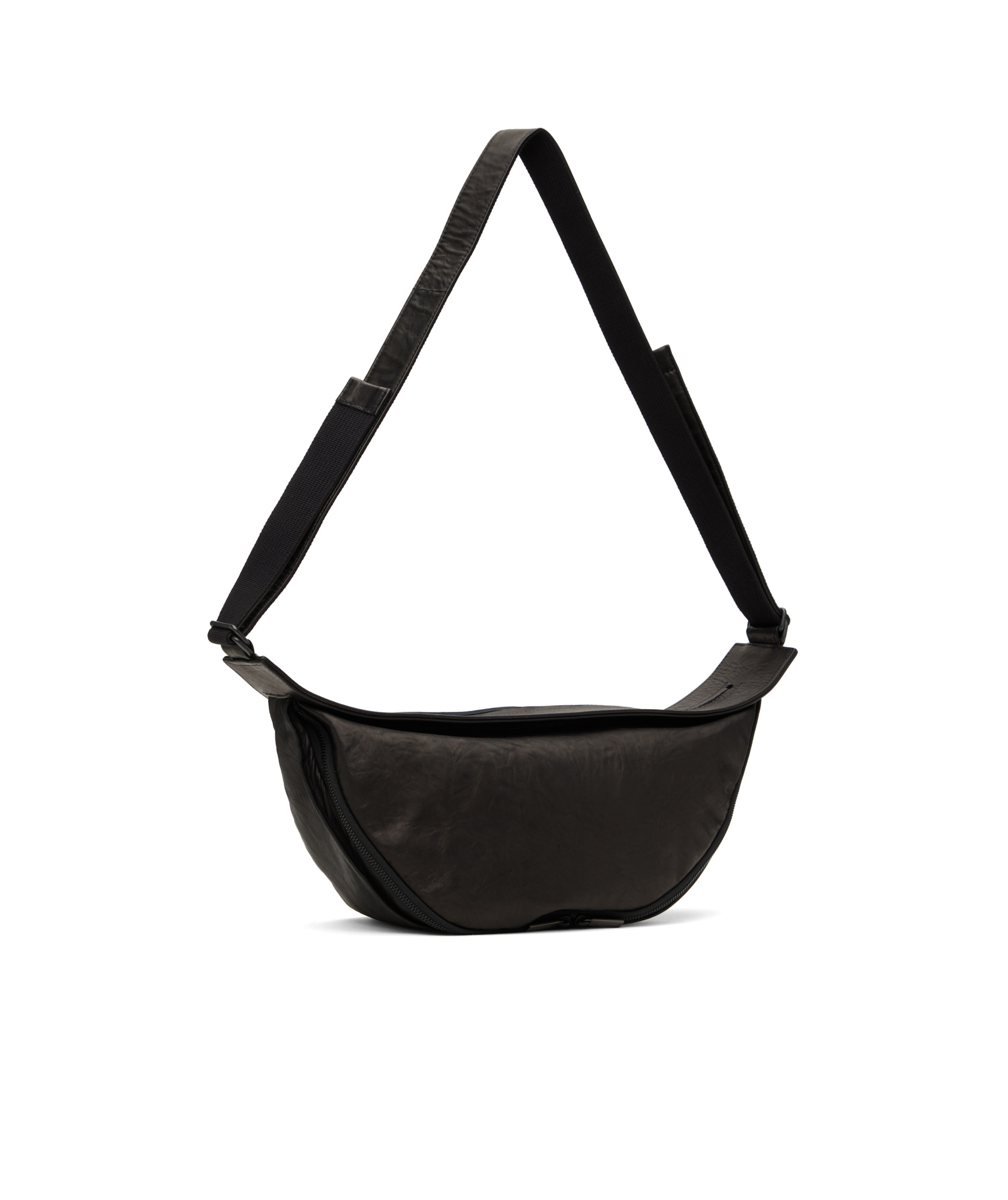 Yohji Yamamoto Y Crossbody Bag In Black