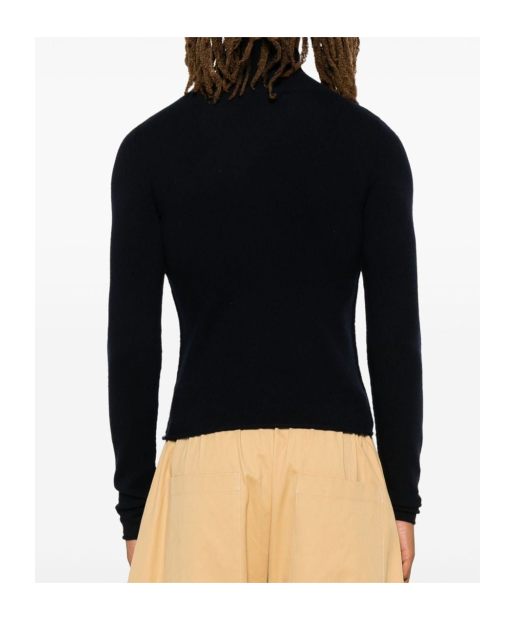 Extreme Cashmere Long-sleeved Sweater In Black