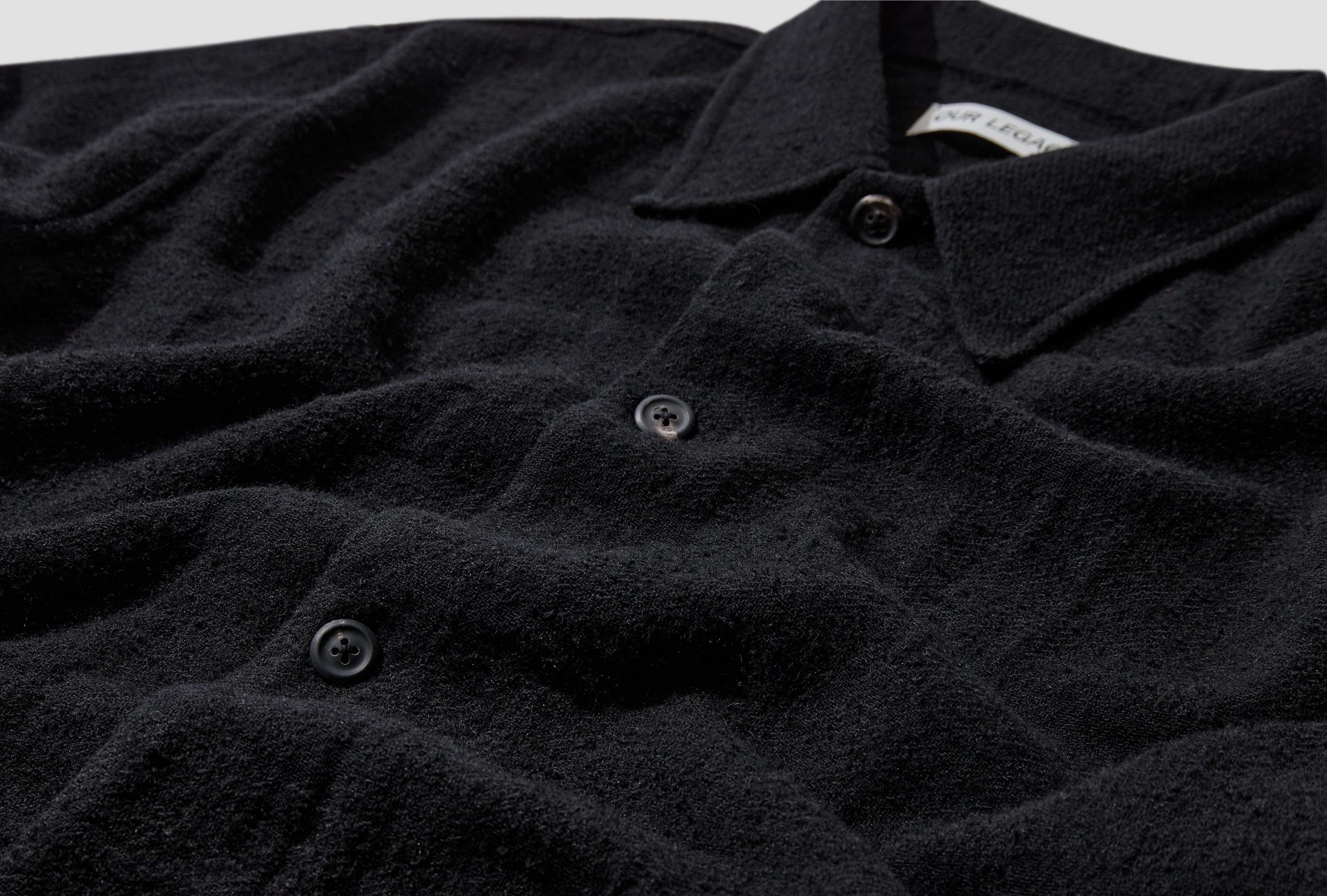 Our Legacy Long-sleeved Casual Jacket In Black