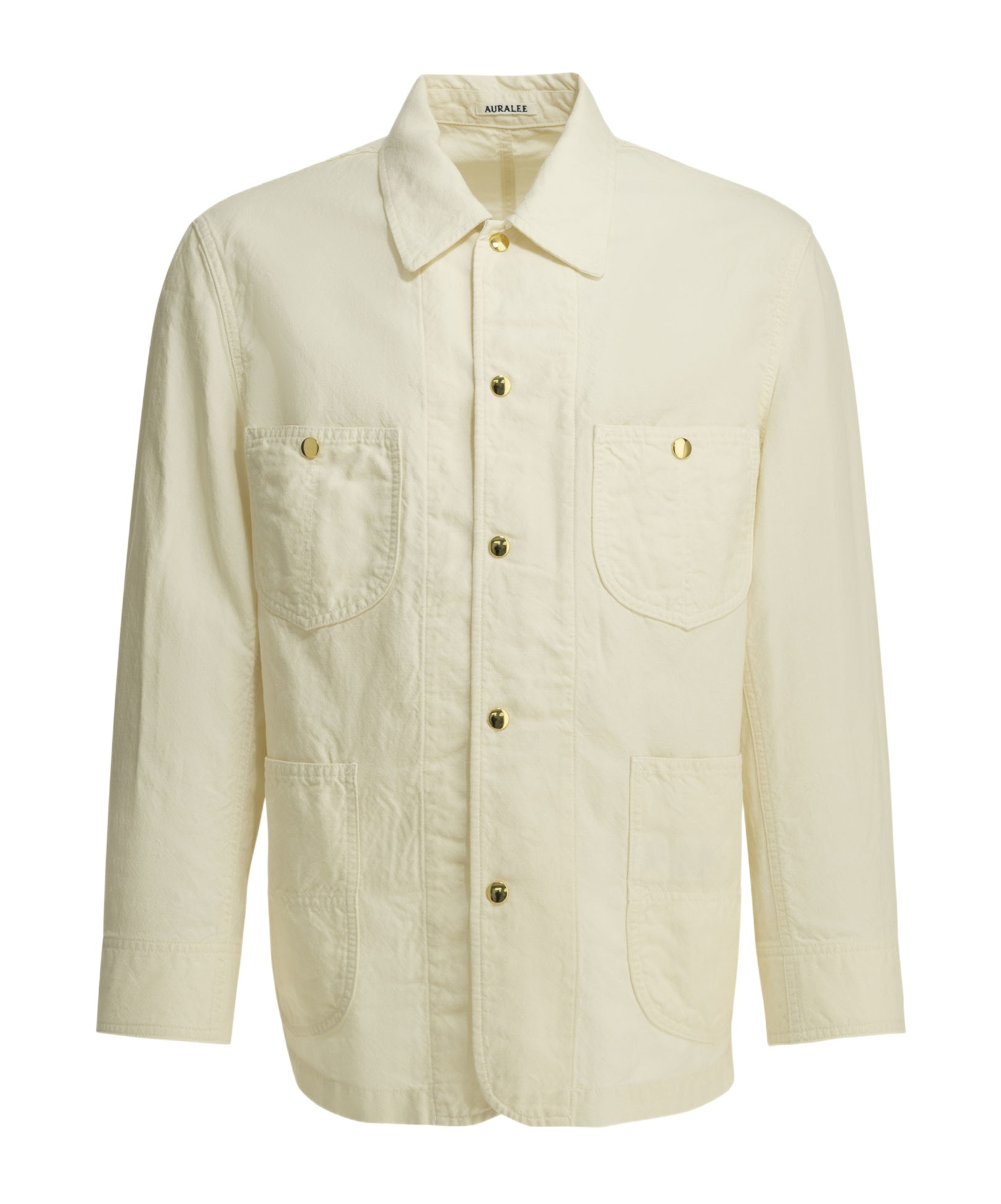 Auralee Long-sleeved Casual Jacket In Neutral