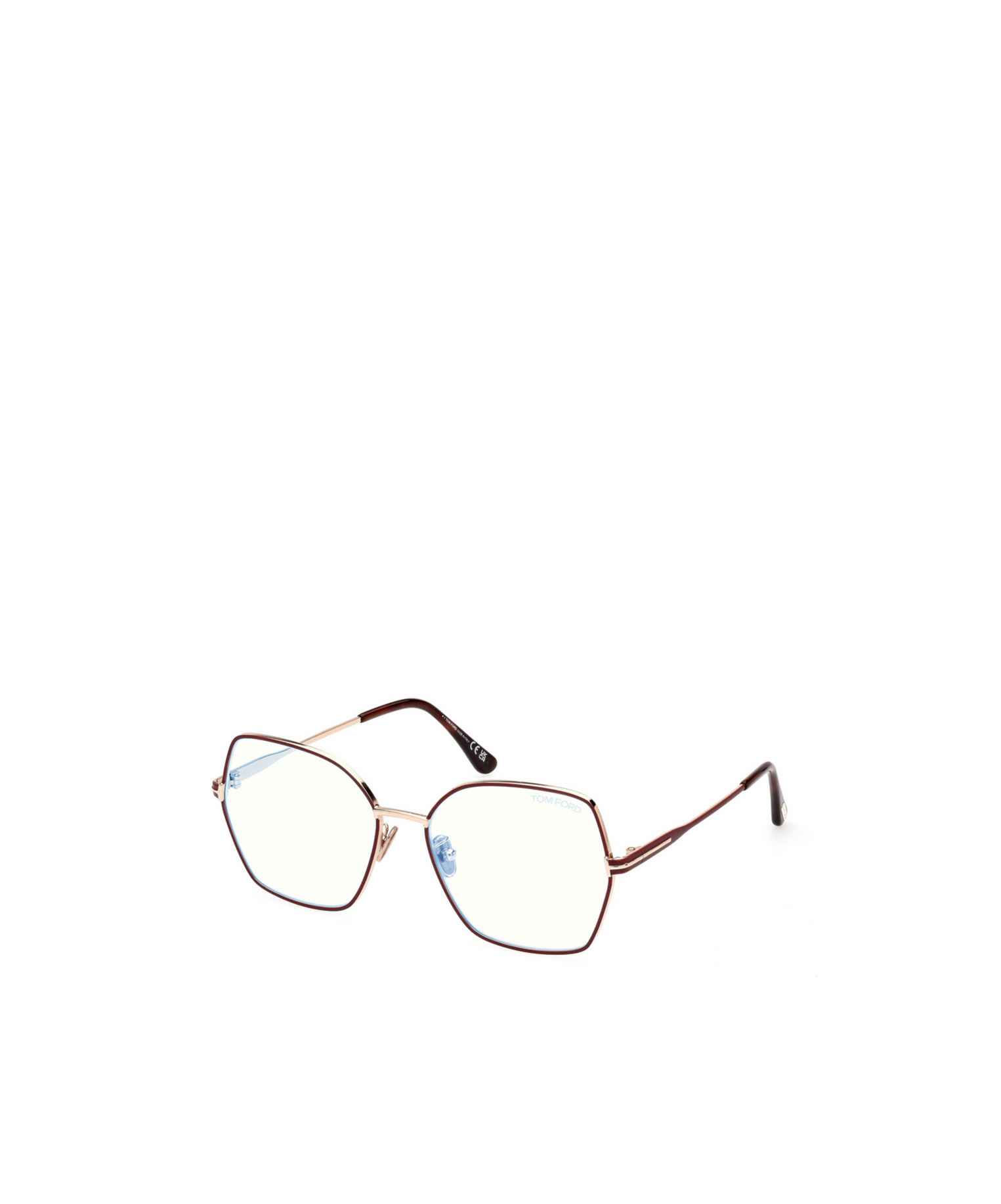 Tom Ford Round-frame Glasses In White