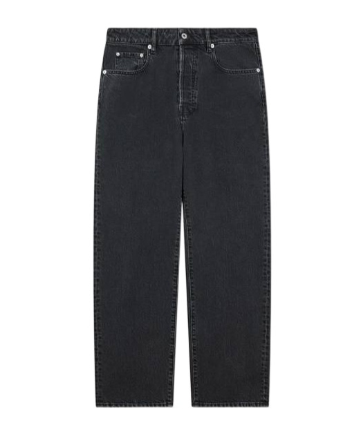 Kenzo Botan Loose Fit Jeans In Japanese Denim In Black
