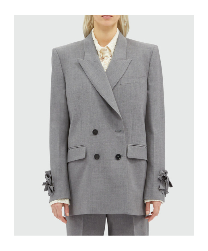 Msgm Stylish Outerwear Jacket For Women In Gray
