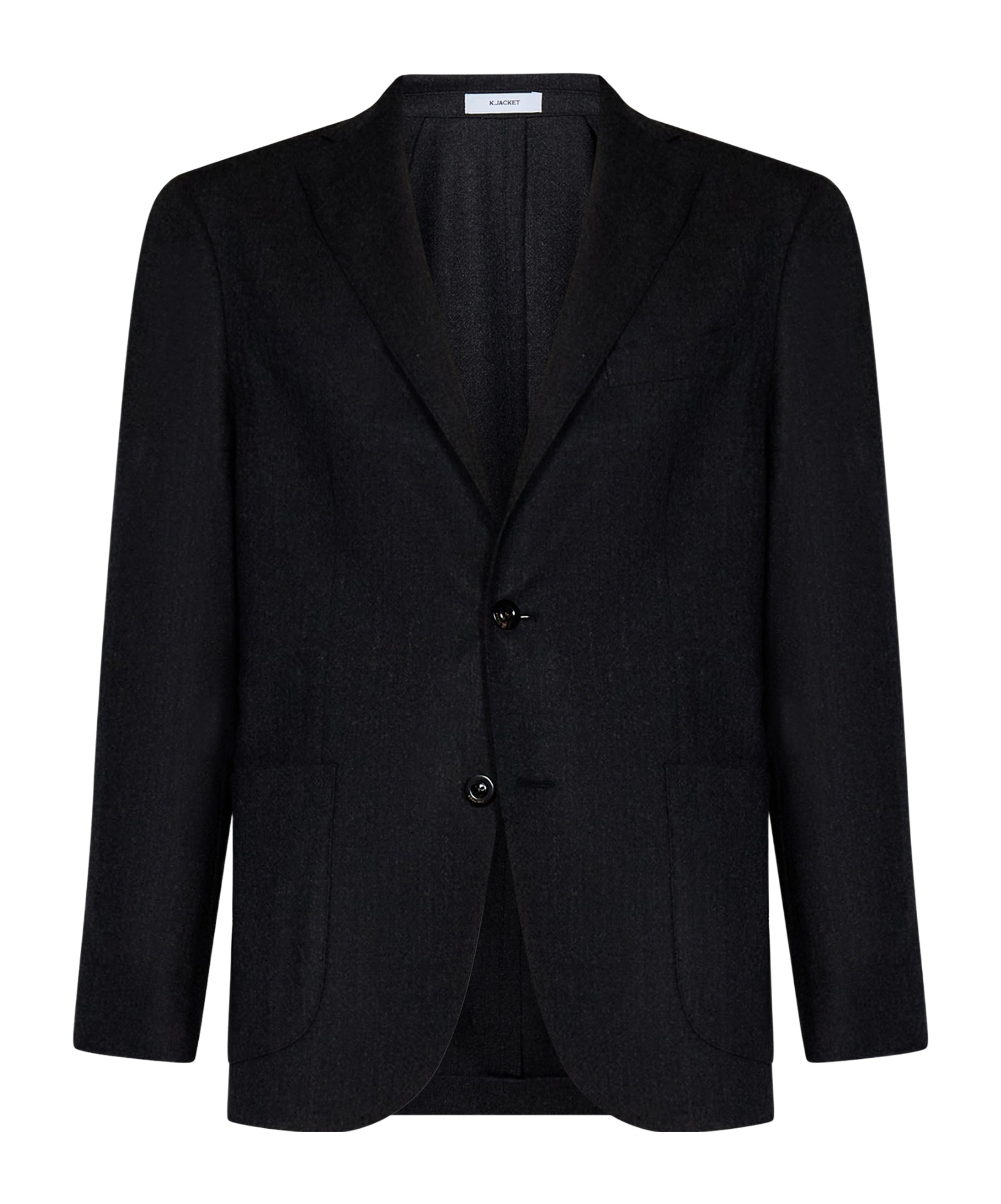 Boglioli Single-breasted Virgin-wool Suit In Black