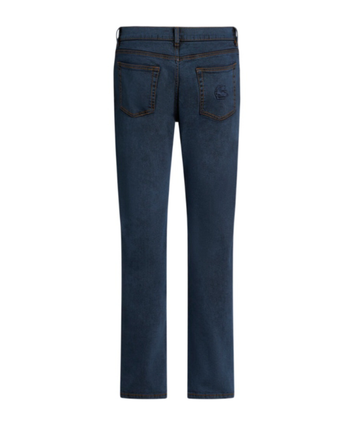 Etro Belt-loop Jeans In Black