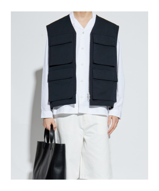 JIL SANDER JIL SANDER ZIP-UP VEST
