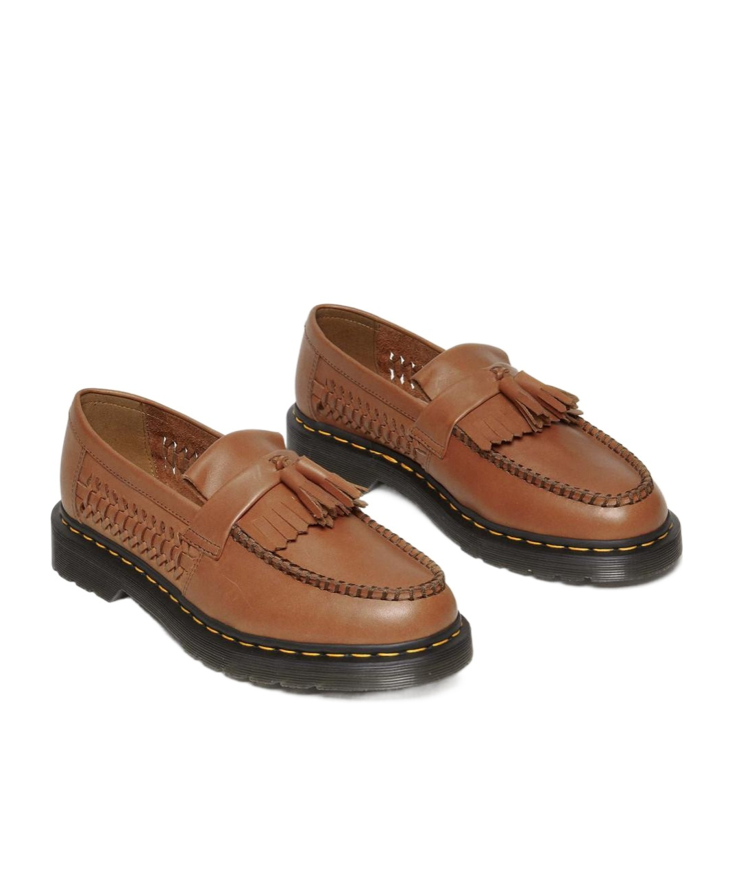 Dr. Martens' Tassel-detail Leather Loafers In Brown